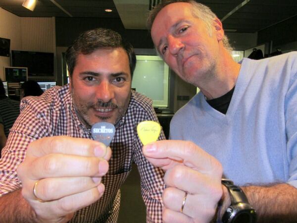 Pancho Varona nos trajo su colección de púas