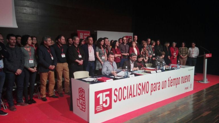 Nueva Ejecutiva del PSOE de Albacete, con Santiago Cabañero de secretario provincial