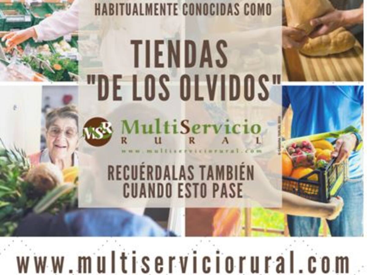 "Recuerda la tienda de los olvidos", campaña de apoyo a los multiservicios del medio rural