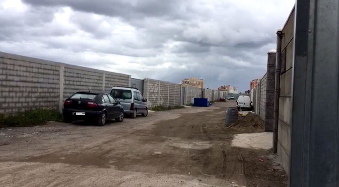 Una calle de la zona de El Zabal en La Línea de la Concepción