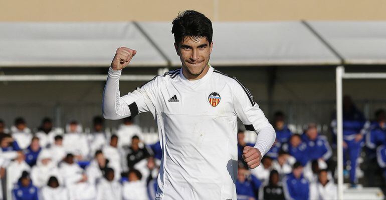 Carlos Soler, con el Valencia