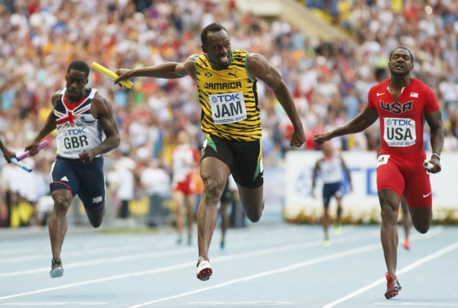 Jamaica se impone en el 4x100 a EEUU y Gran Bretaña