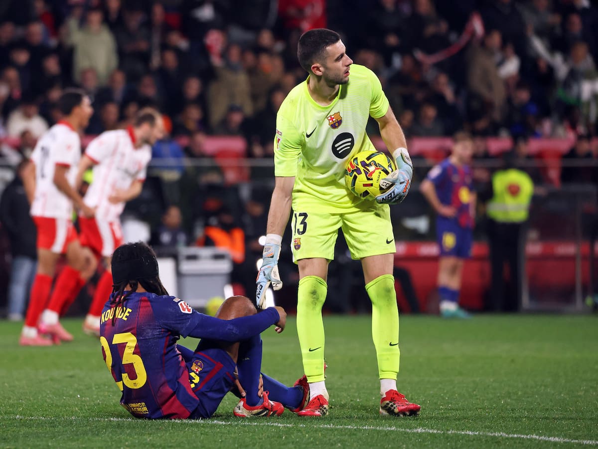 El CTA reconoce que el gol de Girona contra el Barça debió ser anulado por el pisotón de Echeverri a Koundé