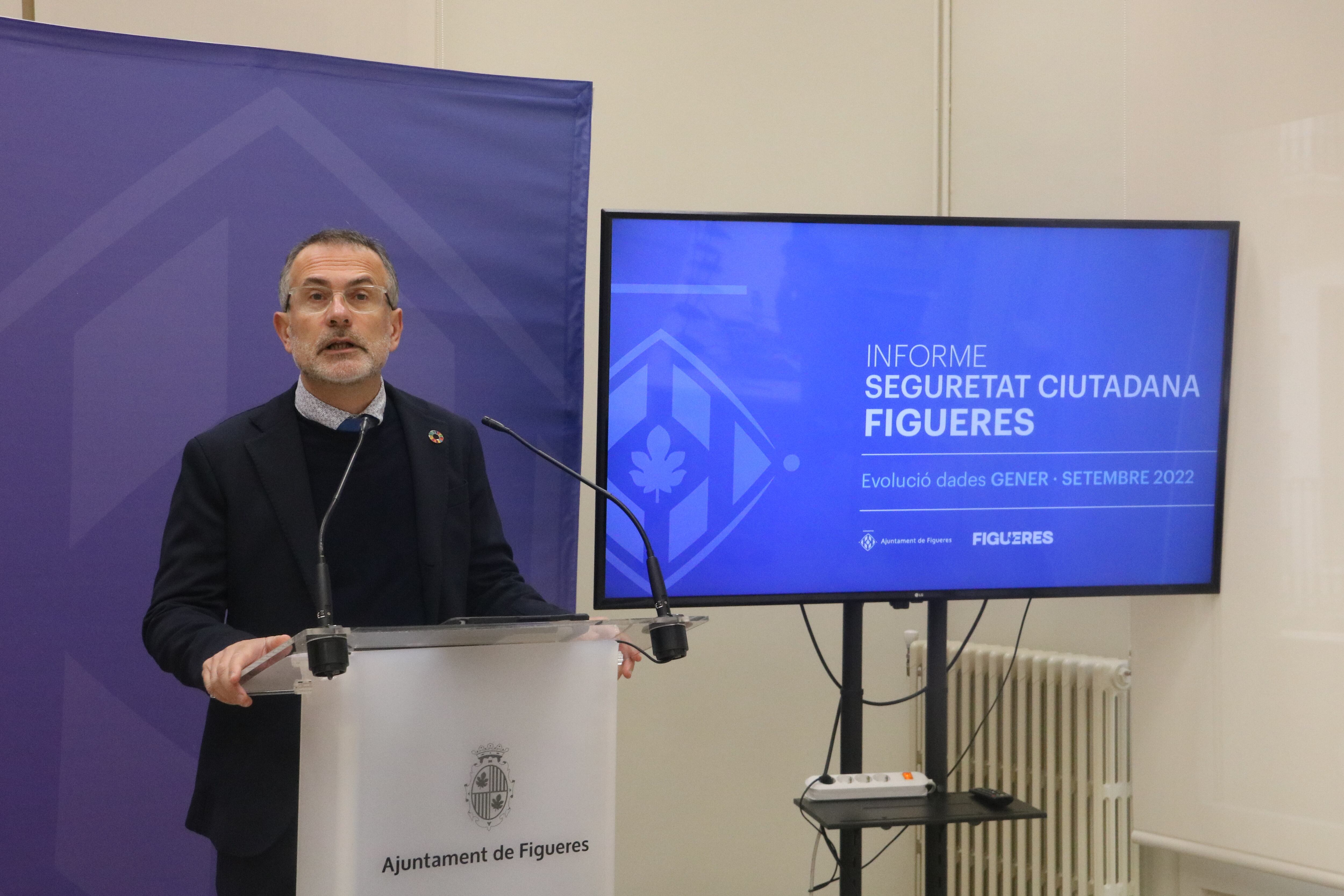 Pere Casellas, vicealcalde i regidor de Seguretat de l'Ajuntament de Figueres