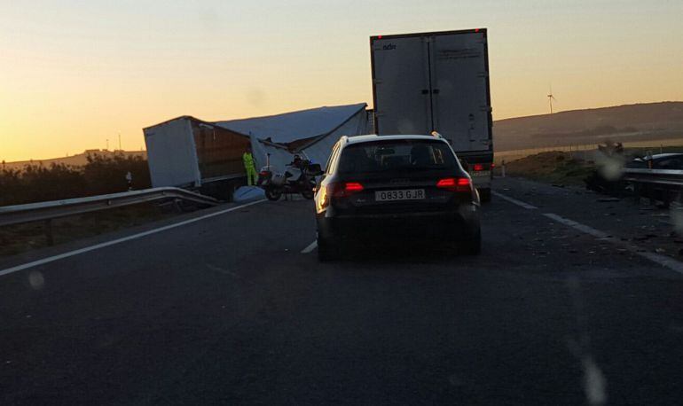 Imágenes del accidente