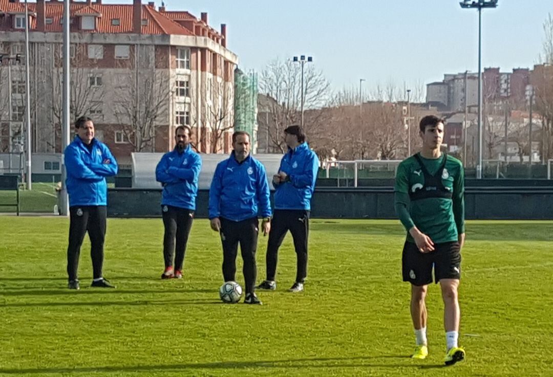 Guillermo en el entrenamiento