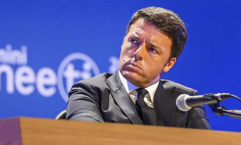 El primer ministro italiano, Matteo Renzi, durante un acto en su país. 