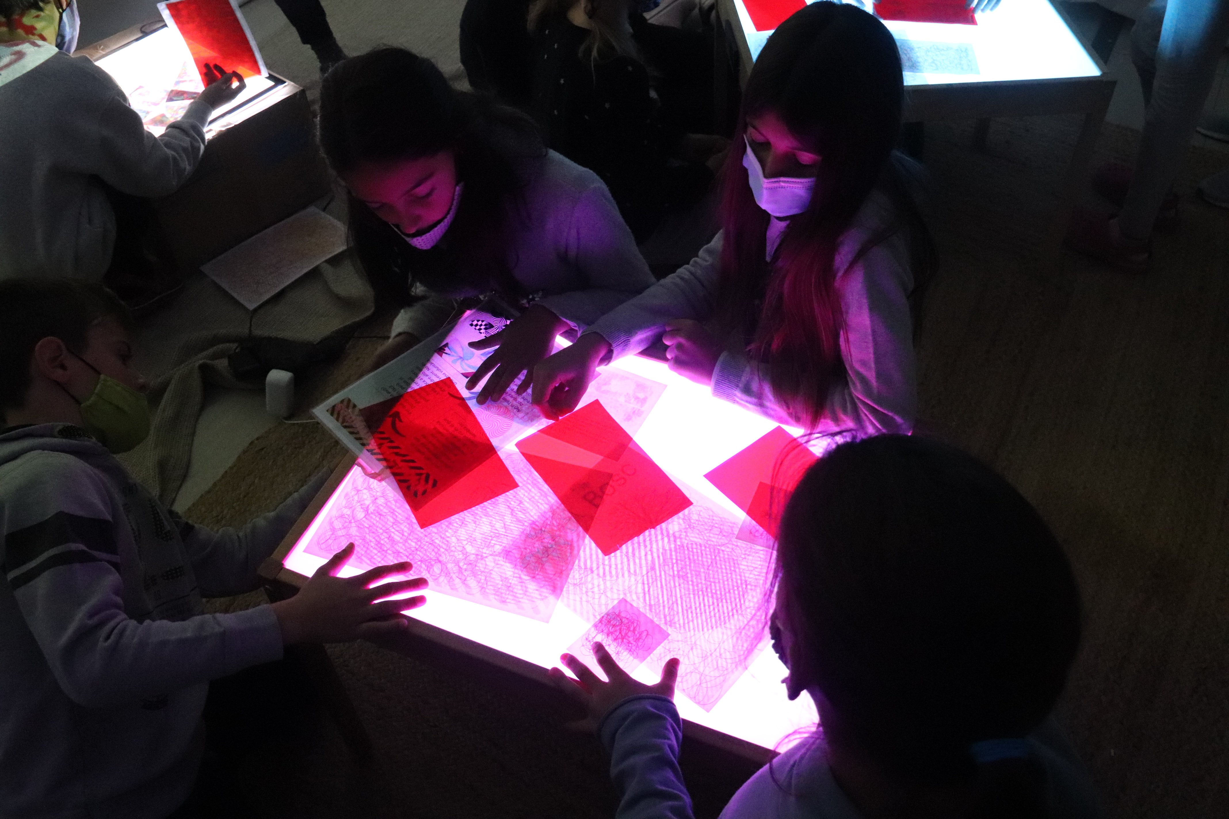 Alumnes de l'escola del Bosc de la Pabordia de Girona (desembre 2021)