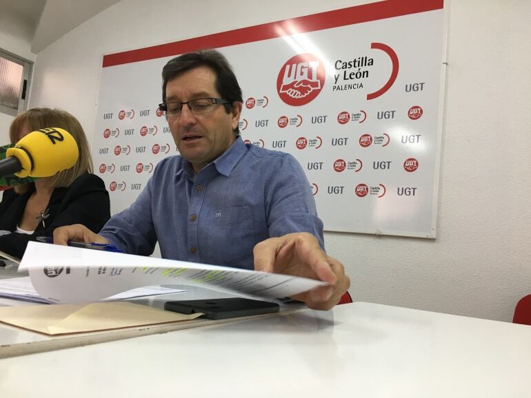 Javier Fernández Miguel, Secretario del Sector de la Enseñanza FeSP UGT en Palencia 