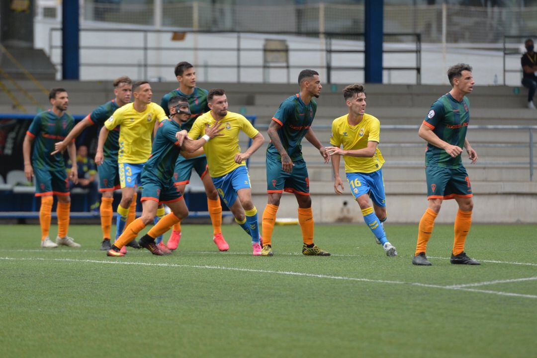 Un momento de Las Palmas Atlético-Algeciras.