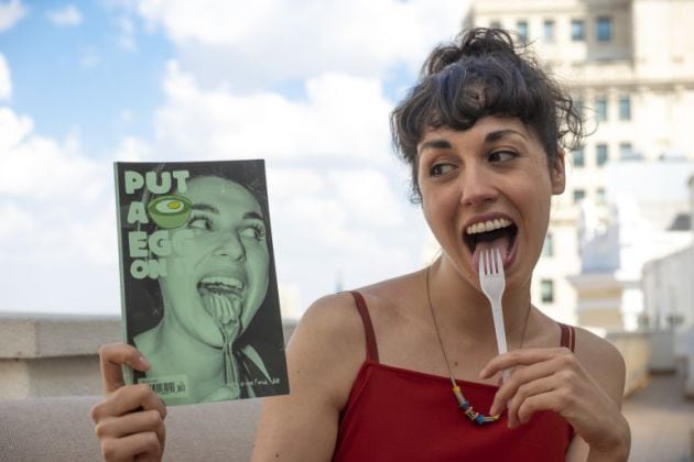 María Arranz, en la terraza de la SER.