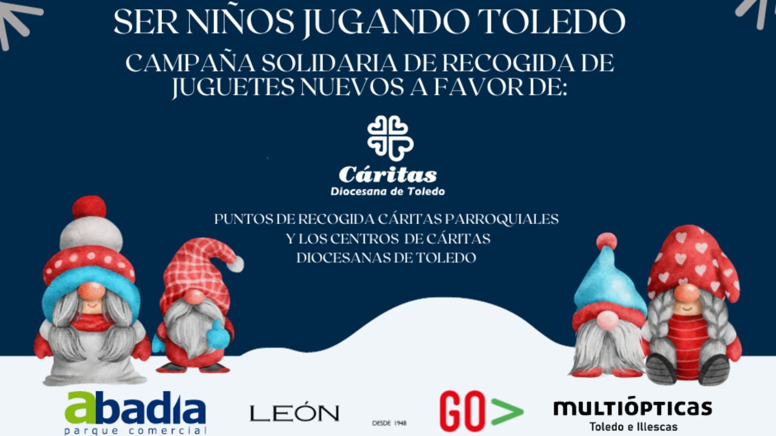 Imagen del cartel anunciador de la iniciativa &#039;SER niños jugando Toledo&#039;