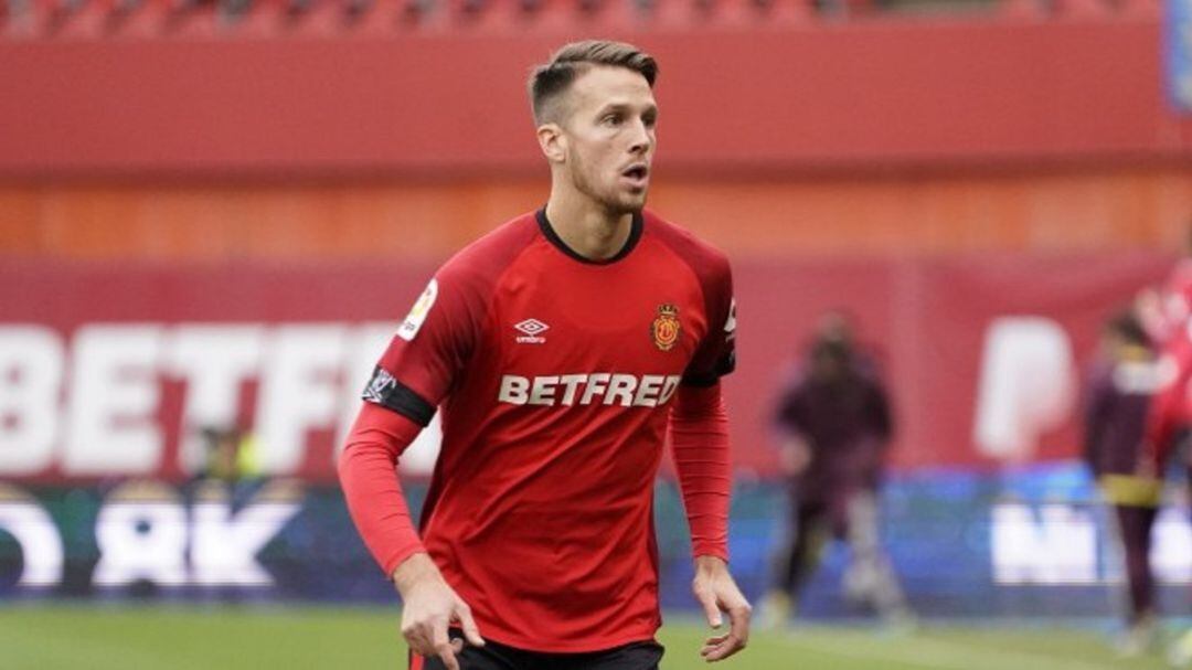 Josep Señé jugando con el Real Mallorca.