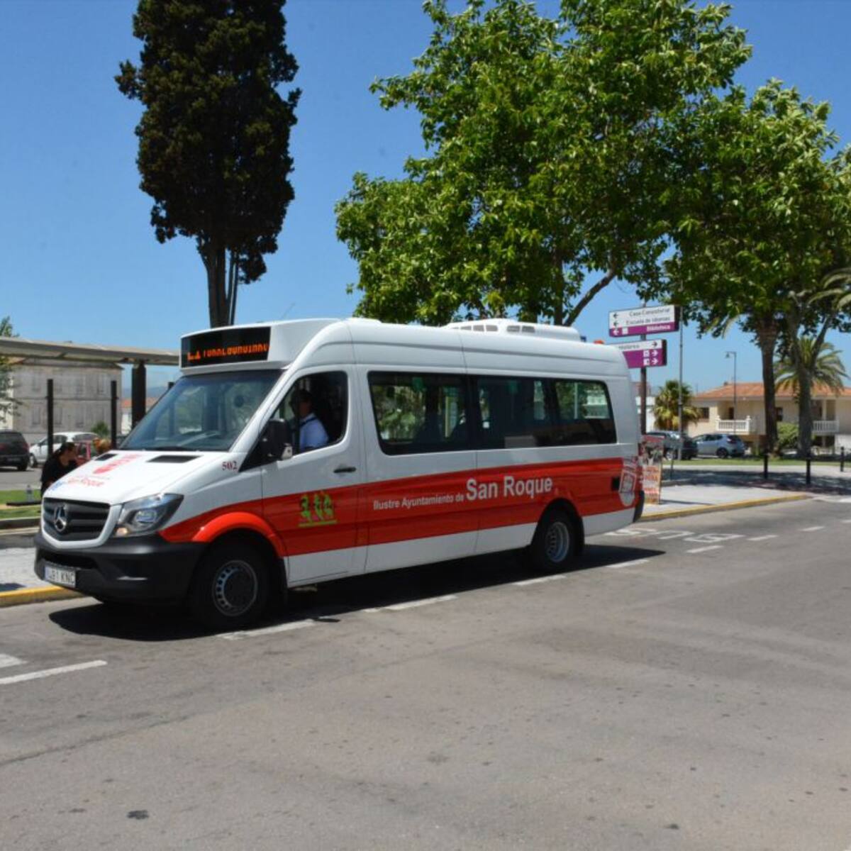 San Roque contará con una línea de autobús al Hospital de La Línea