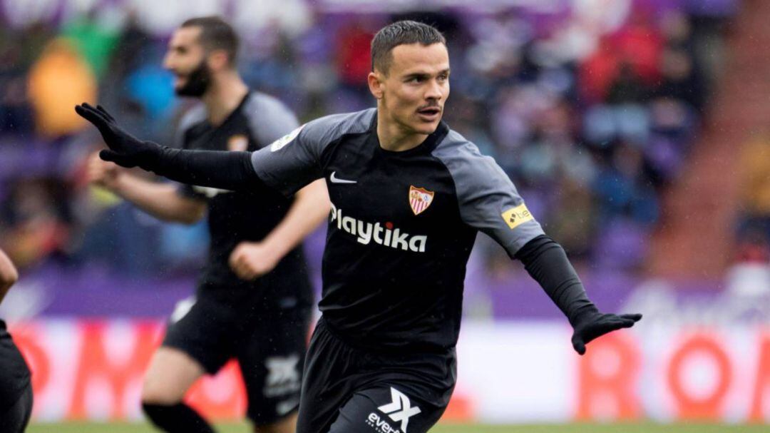 Roque Mesa marcó en Zorrilla en la victoria del Sevilla 2018-19