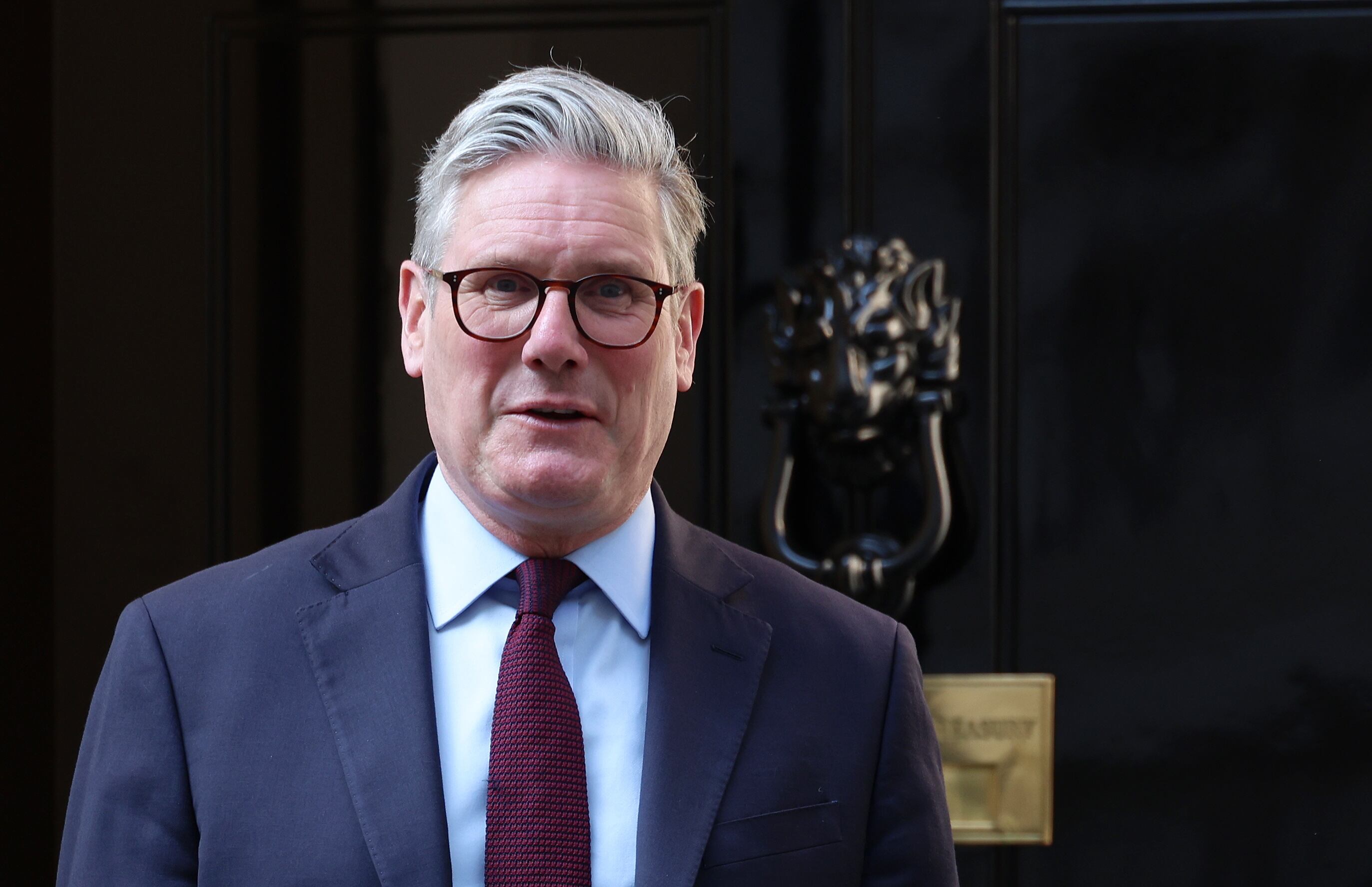 El primer ministro británico, Keir Starmer, en Downing Street