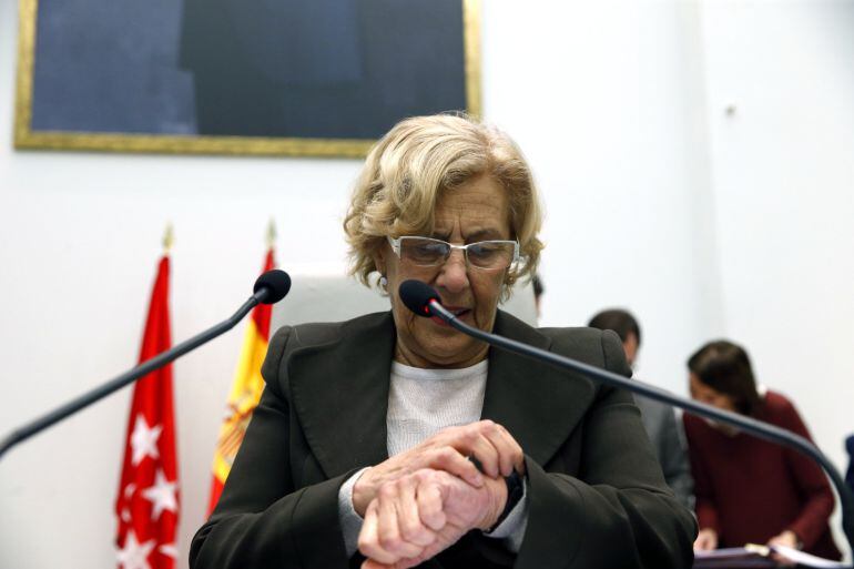 La alcaldesa de Madrid, Manuela Carmena