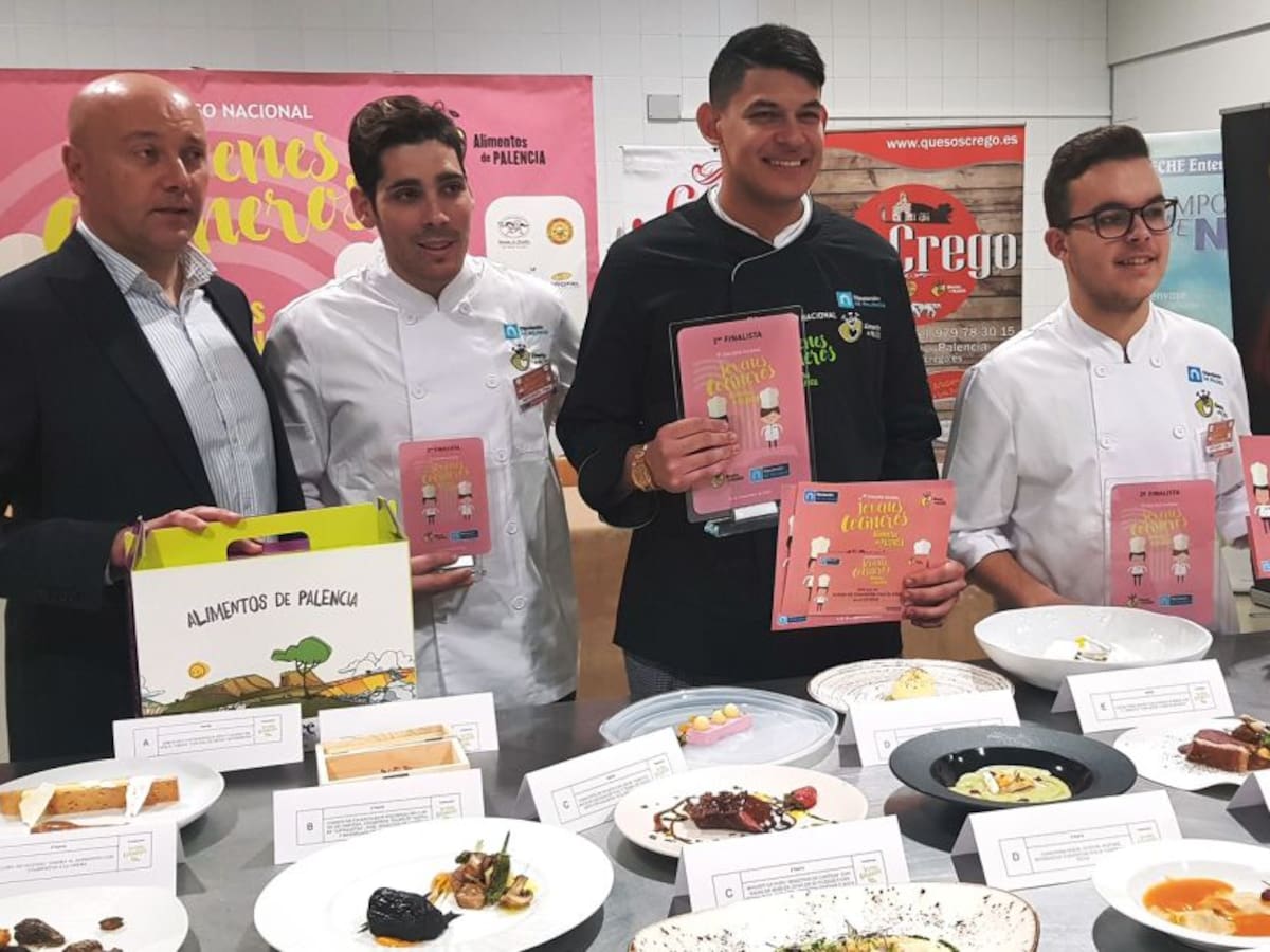 El hondureño afincado en Huesca Ariel Munguía gana el IV Concurso de Jóvenes Cocineros Alimentos de Palencia