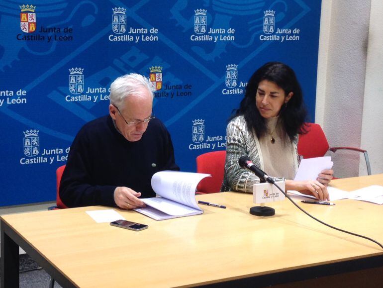 Luis Domingo González y Silvia Aneas