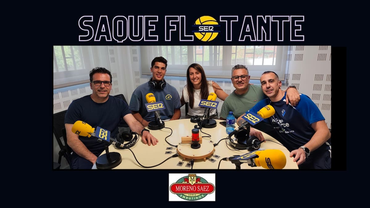 Saque Flotante Grupo Herce Soria (cuerpo técnico) - El cuerpo técnico y el capitán de Grupo Herce Soria se marcan un Saque Flotante