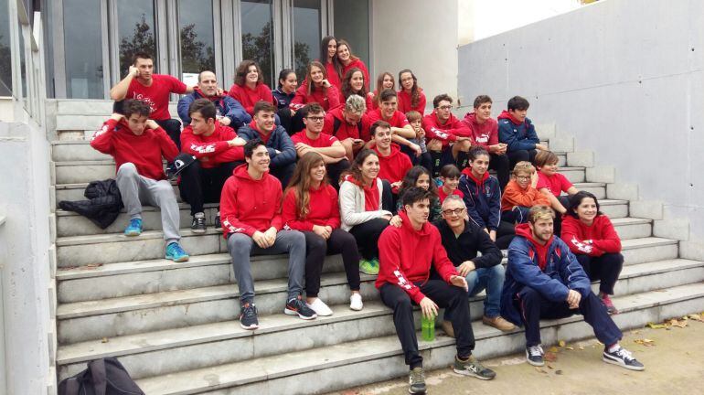 Nadadores de Elda en la prueba de Castellón