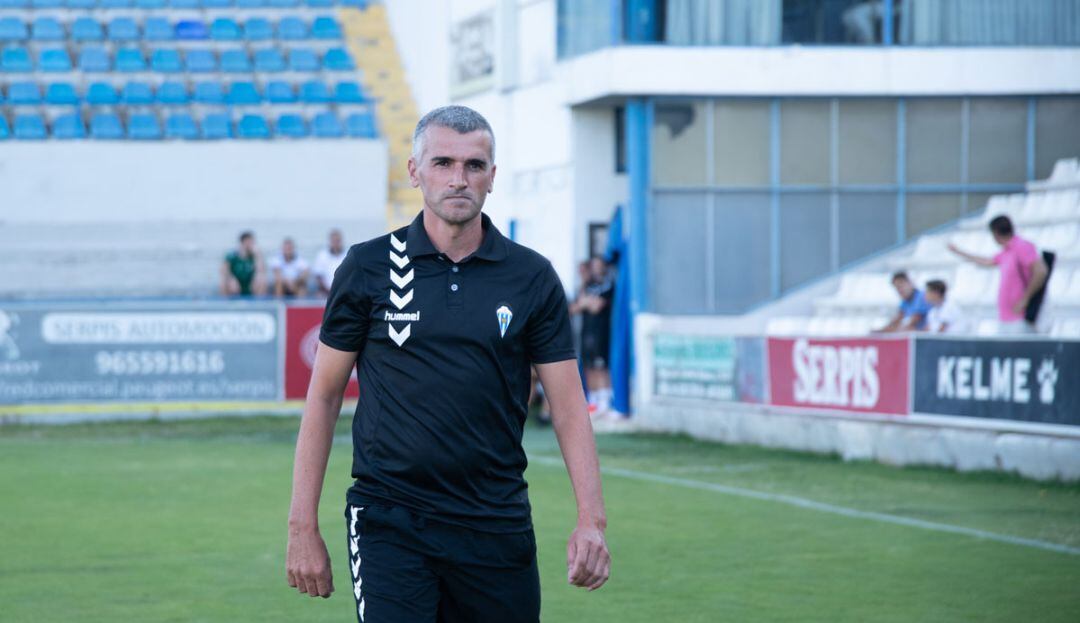 Vicente Parras, entrenador del Alcoyano