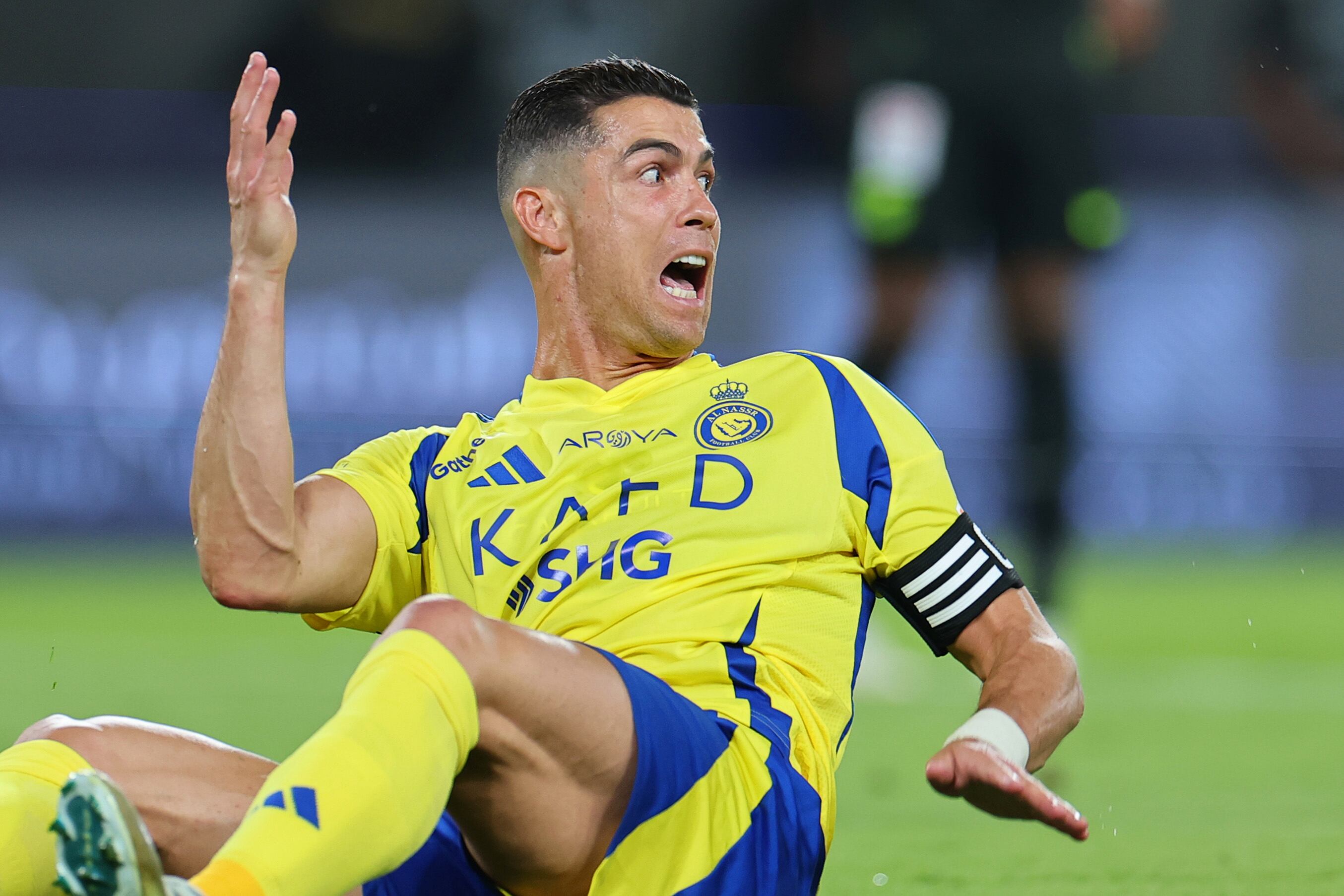 Cristiano Ronaldo, durante un partido del Al-Nassr ante el Al-Ittihad