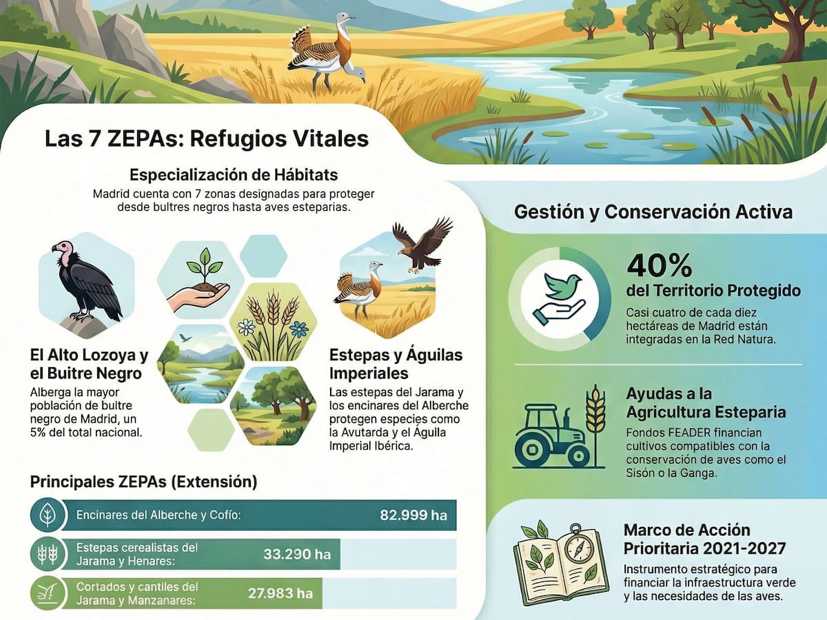 IBAs en la Sierra Norte de Madrid: la infraestructura silenciosa que sostiene la biodiversidad