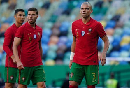 Pepe, jugador de la selección de Potugal