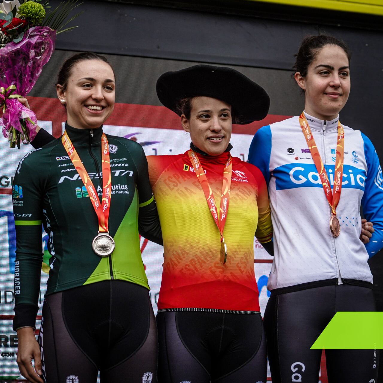 Sofía Rodríguez, Lucía González i Irene Trabazo // Foto: Nesta CX