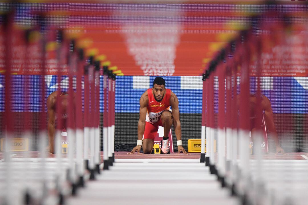 Orlando Ortega, en el último Mundial de atletismo.