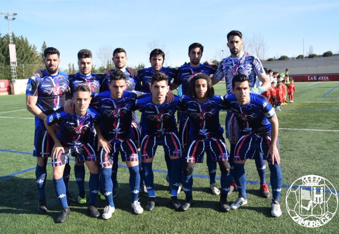Once inicial del Zamora ante el Santa Marta