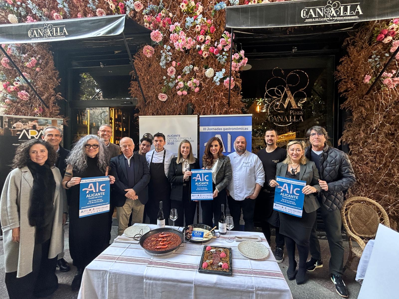 Presentación de las Jornadas Ciudad del Arroz de Alicante