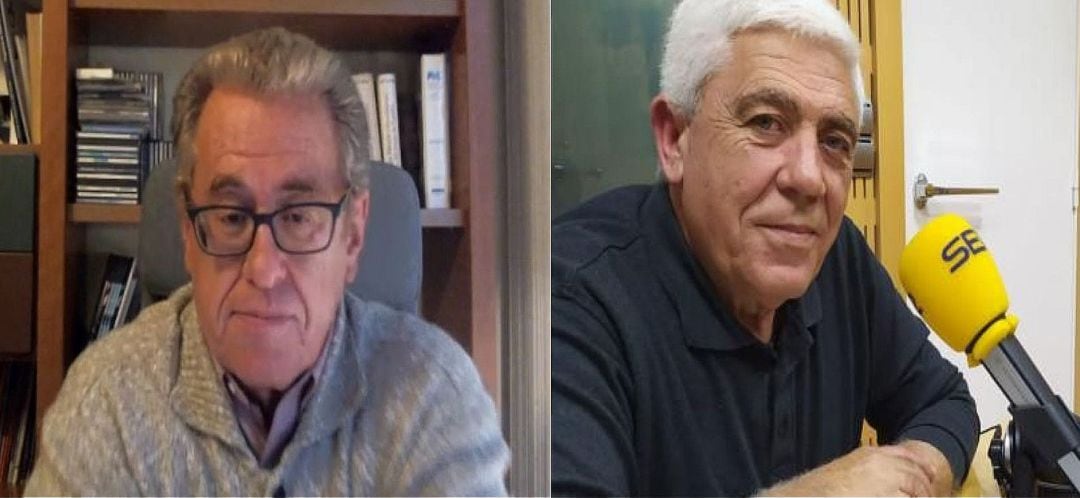 Los doctores Mario Soler y José Martínez