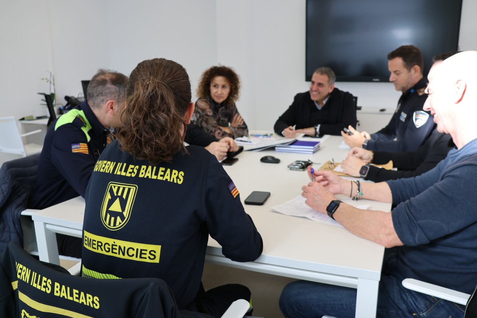 Un momento durante la reunión