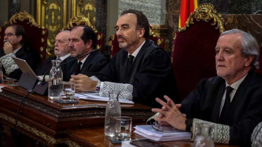 El juez Marchena durante una sesión del juicio al procés