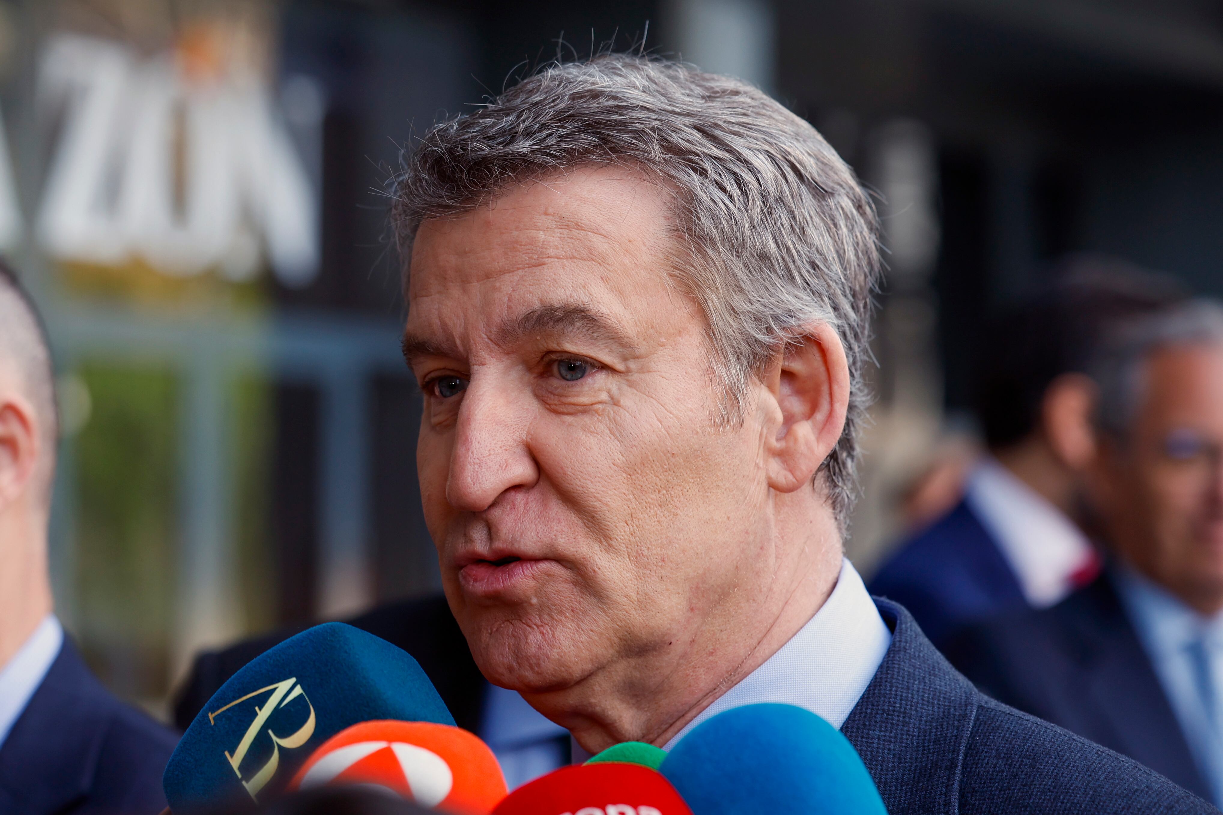 El presidente del Partido Popular, Alberto Núñez Feijóo. EFE/ Javier Lizón