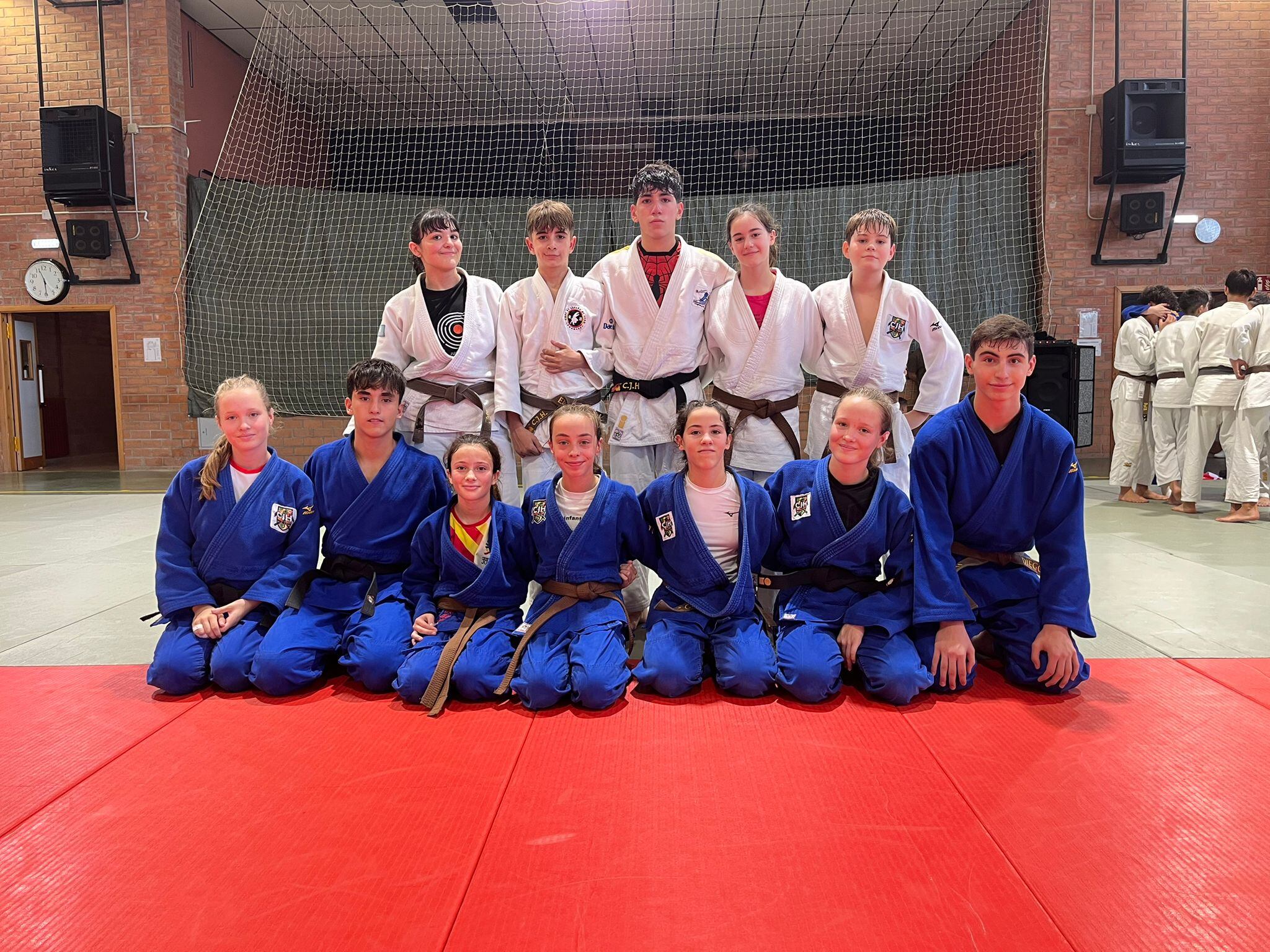 Deportistas del Club Judo Huesca