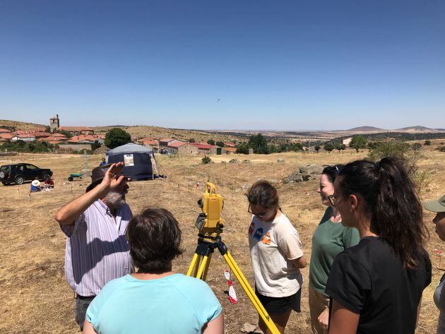 Trabajos en la excavación