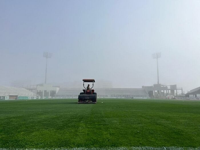 Un entreno de la Balona
