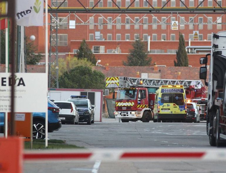 Intervención de los bomberos y del servicio de emergencias en el momento del accidente laboral