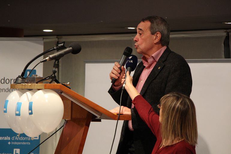 Jordi Minguillón la nit de la derrota electoral del passat desembre