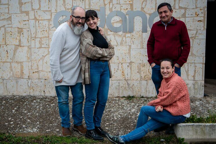 Imagen del grupo en los estudios Eldana