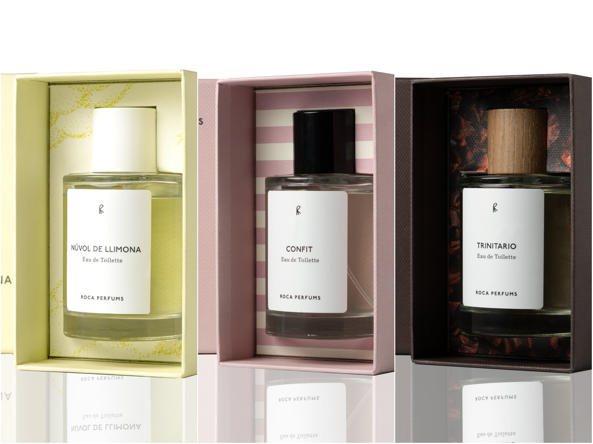 Los tres primeros perfumes de Jordi Roca.