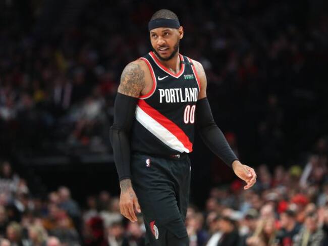Carmelo Anthony, antes del parón por el coronavirus