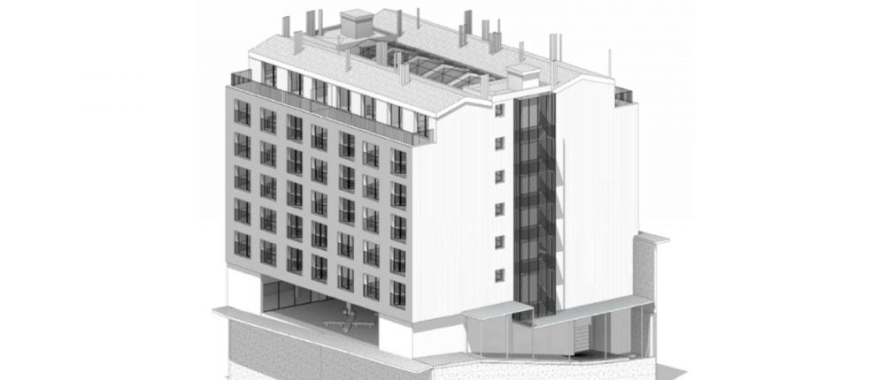 Render del projecte de construcció dels pisos  apreu assequible de l&#039;avinguda del Pessebre a Escaldes-Engordany