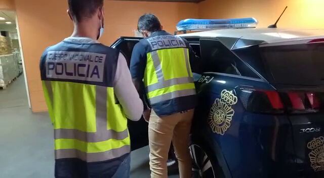 Intervención policial en la Operación Triada