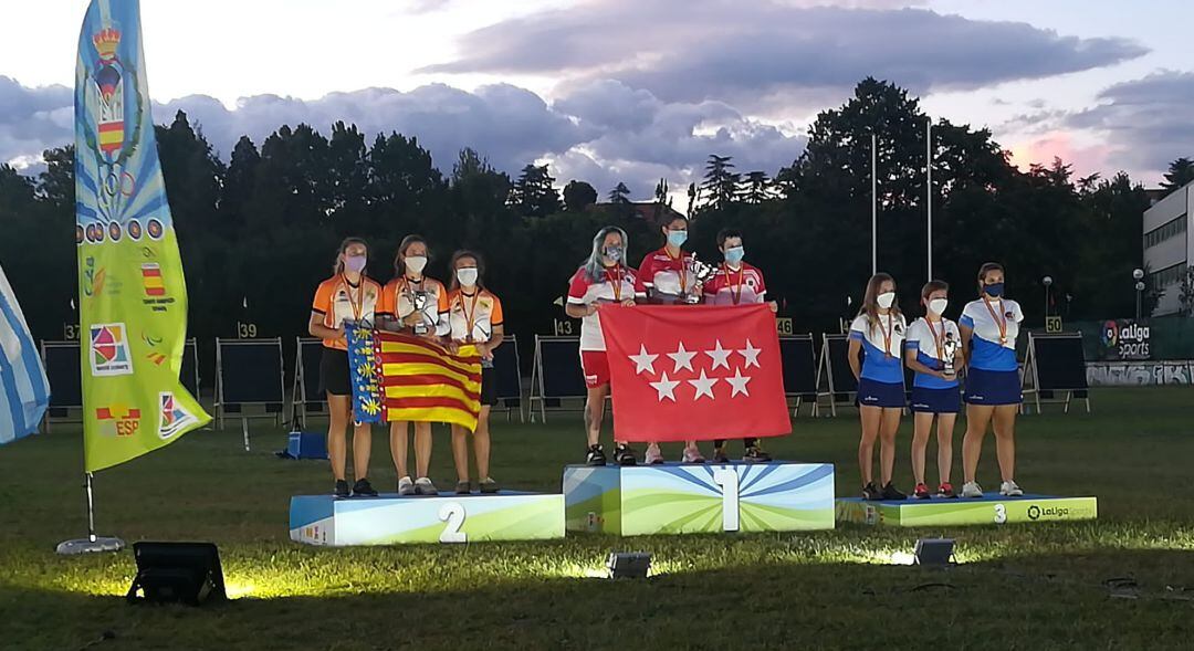 Participantes del CD Santa Lucía en Madrid