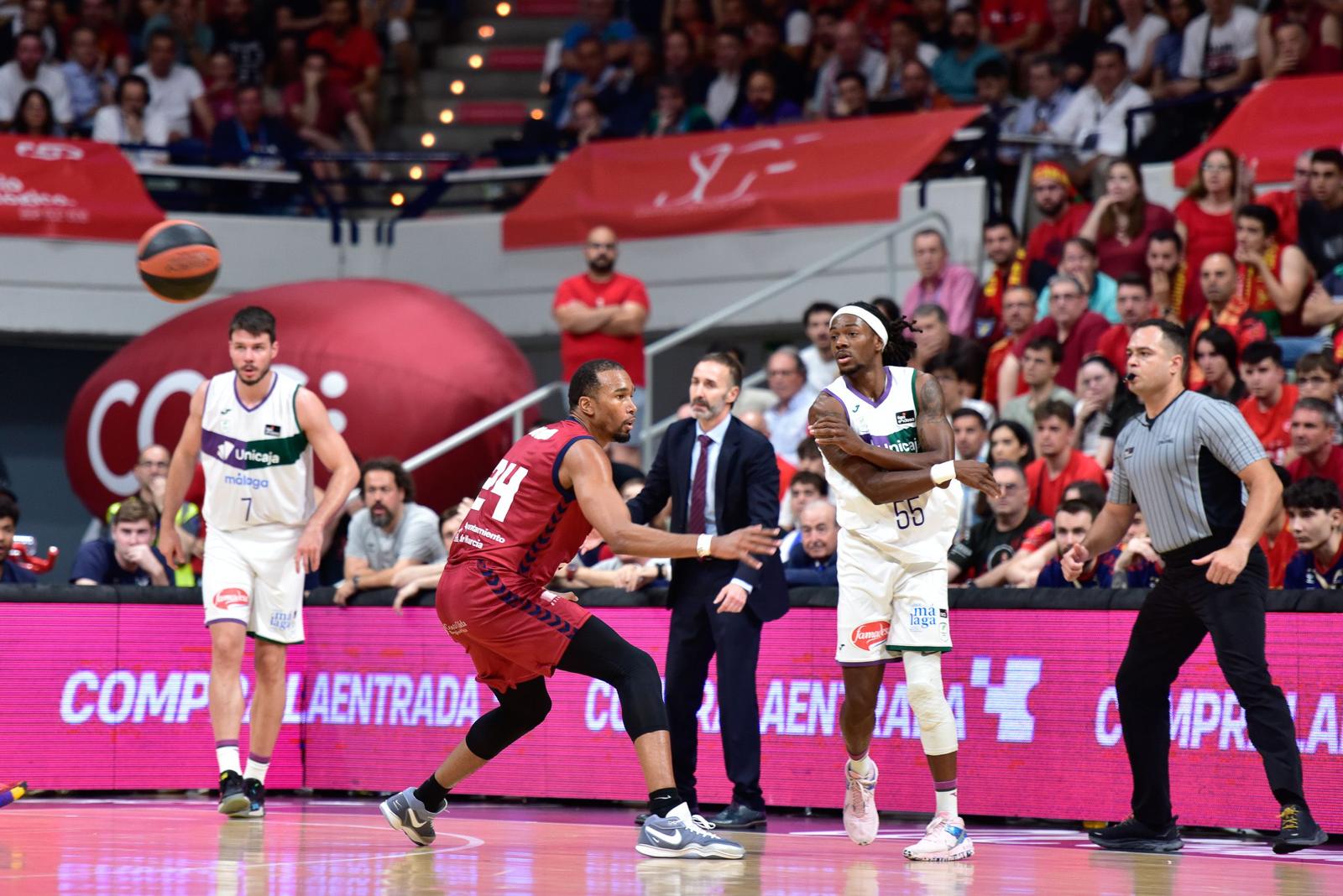 UCAM Murcia - Unicaja Málaga en el cuarto partido de semifinales de ACB