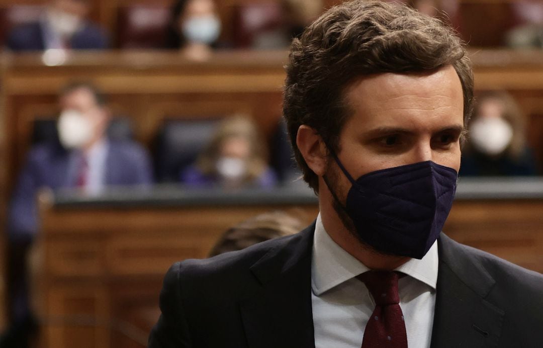 Casado, en una foto de recurso en el Congreso.